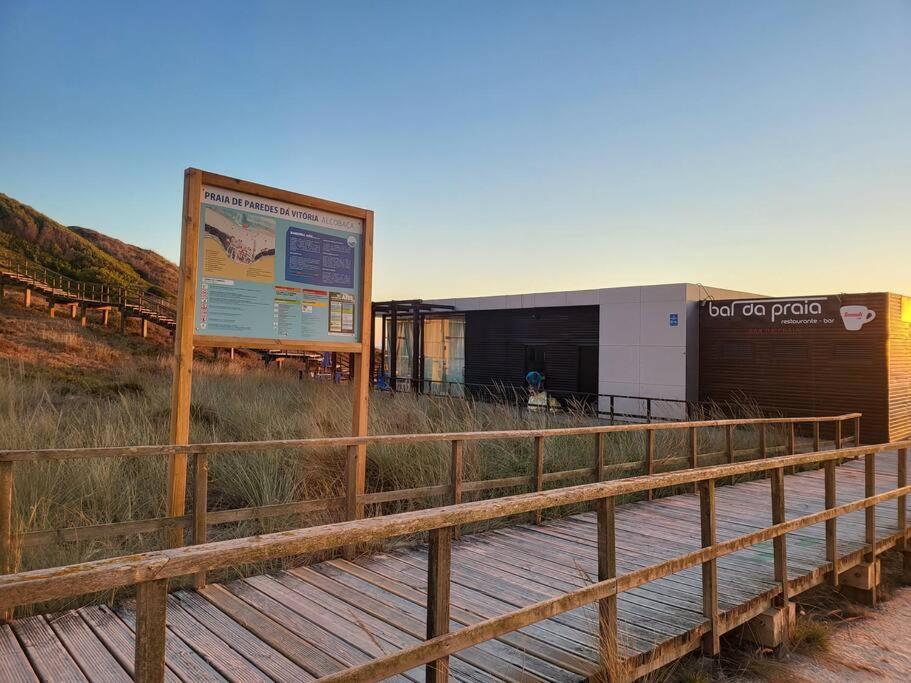 Ferienwohnung Nazare Uninterrupted Views And Sounds Of The Sea Pataias Exterior foto